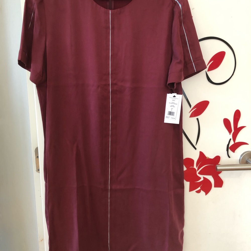 Silk mini dress